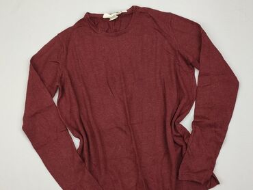 bluzki bordowa: Sweter, H&M, S, stan - Bardzo dobry
