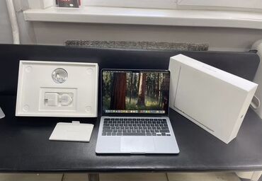 пк i5: Ноутбук, Apple, 8 ГБ ОЭТ, Apple M1, 13.3 ", Жумуш, окуу үчүн, эс тутум SSD
