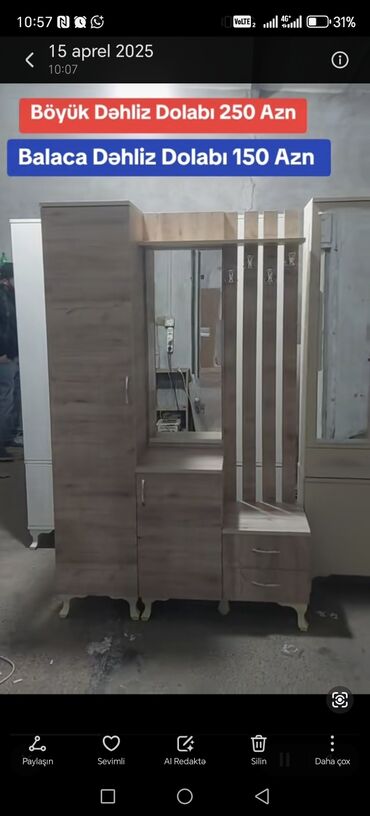 Dolablar: Açılan, 1 qapı Düz dolab, Dəhliz dolabı, Rusiya -da lalafo.az — 9 Dolablar: Açılan, 1 qapı Düz dolab, Dəhliz dolabı, Rusiya — 9