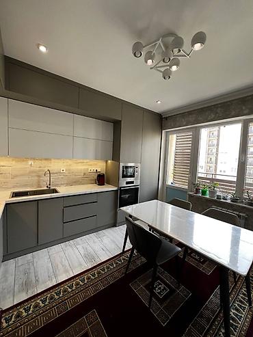 3 комнаты, 90 м², Ала-Арча ТРЦ Элитка, 4 этаж, Евроремонт