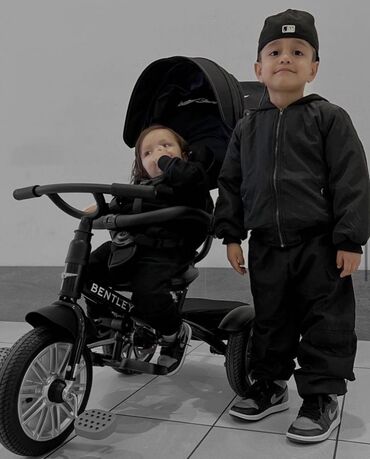 коляска baby: Коляска, цвет - Черный, Б/у