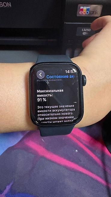 huawei gt pro 2: Apple Watch Series 9, алюминиевый корпус, размер 41 мм, цвет Midnight — 5