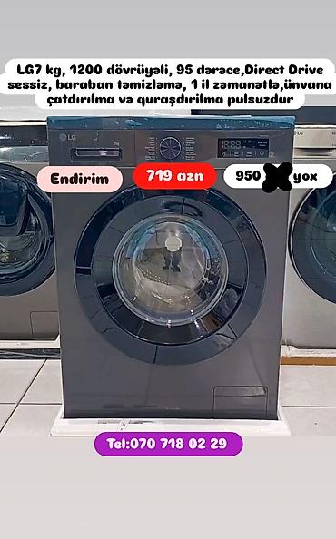 Paltaryuyan maşınlar: Paltaryuyan Anbardan satiş.Qimətlər aşagida qeyd olunub.Ünvana — 79