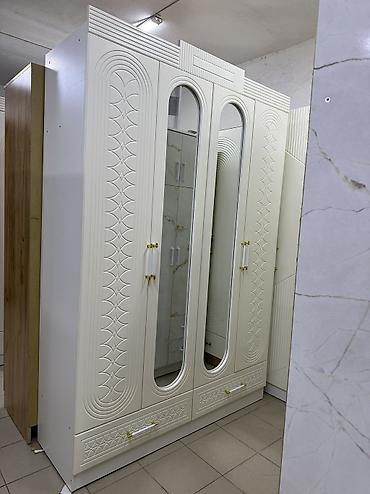 Шифоньер шкаф гардероб с зеркалом без зеркала корпус ламинат фасад мдф lalafo.kg да Шифоньер шкаф гардероб с зеркалом без зеркала корпус ламинат фасад мдф