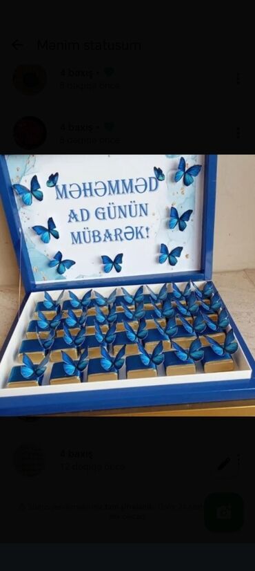 Buket güllər: Məhsul: Zərif dekorativ güllərdən hazırlanmış buketlər - Material — 6