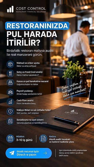 topdan satış saytlari: Cost Control – Restoranlar üçün maliyyə həlləri Xidmət: Yemək və — 3