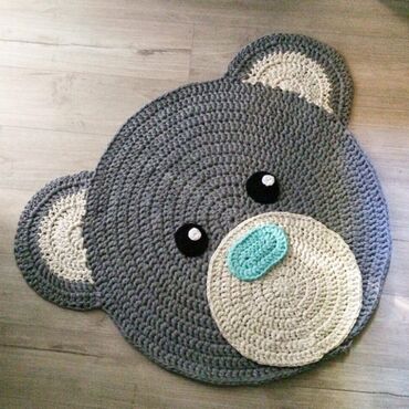 Sifarişlə əl işləri: Toxuma uşag otagna igruşka formada toxuma yastig ve toxunma xalcalar — 12