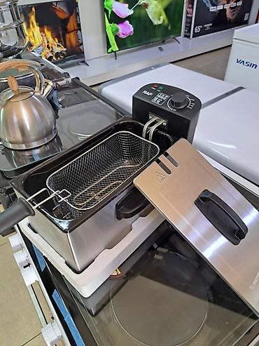 Бытовые фритюрницы: Фритюрница RAF R.5299 Объём чаши 3.5лт Мощность. 2000вт Тип — 9