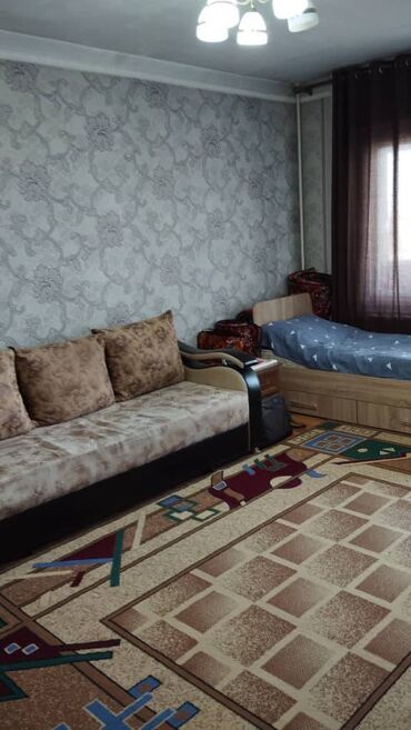 дешевые квартиры в оше: 1 бөлмө, 34 кв. м, 105-серия, 3 кабат, Евроремонт