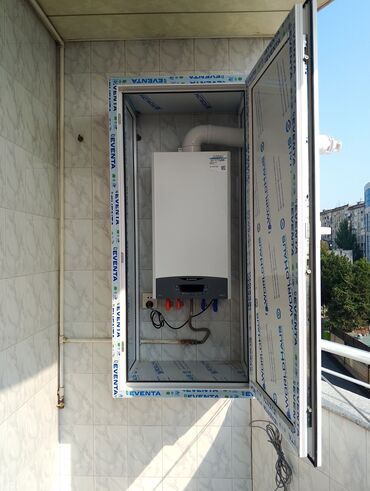 konbilər: Balkon üçün qapalı kombi dolabı və quraşdırılması Məhsulun tərkibi: -