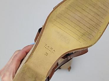 sokolowski buty: Zara, Sandały damskie, rozmiar 39 — 5