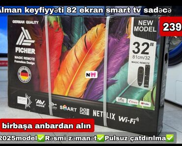 продаю айфон 6: Satılır:*Birbaşa anbardan Almaniya brendi olan Ficher smart tv 239₼*