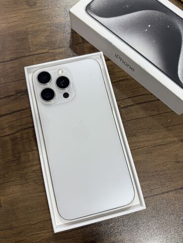 ayfon 11 pro qiymeti: IPhone 15 Pro Max, 256 GB, White Titanium