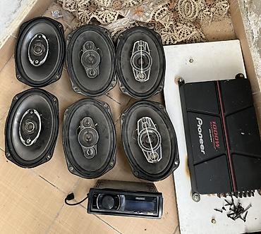 Avtomobil audio sistemi üçün dəst Tərkib: - 6 ədəd oval avtomobil