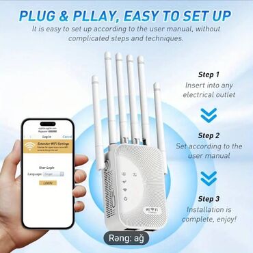 Modemlər və şəbəkə avadanlıqları: Artiq hec bir otaginiz wifi siz qalmayacaq beton evlerde, heyet — 5