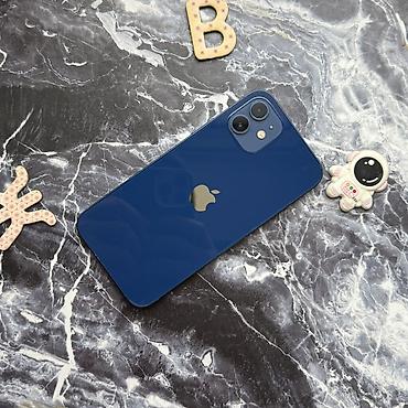 Apple iPhone: IPhone 12, Б/у, 128 ГБ, Синий, Чехол, 100 % — 13