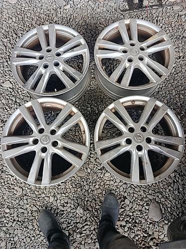r17 nissan: Комплект из 4 оригинальных литых дисков Nissan. Характеристики: - — 1