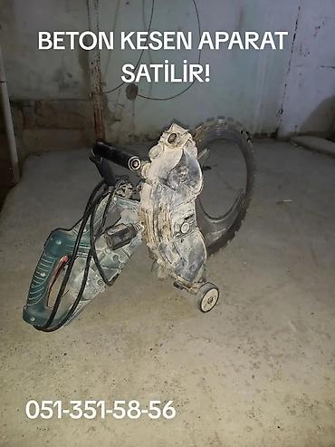 taxta kesen makina: Beton kəsmə aparatı - Güclü elektrik mühərrikli disk kəsici - Böyük — 1