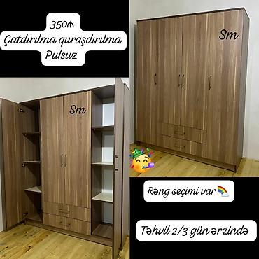 kitab refi satilir: Dolab yeni qarderob paltar dolabı güzgüsüz — 1