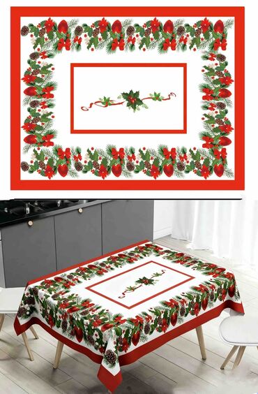 Ostalo: Novogodisnji Ukrasni Stolnjaci NOVO Vise Dezena AKCIJA Cene nisu — 8