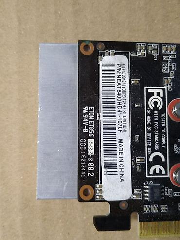 Комплектующие для ПК: Видеокарта для ПК, Б/у, Palit, GeForce GT, 2 ГБ — 9