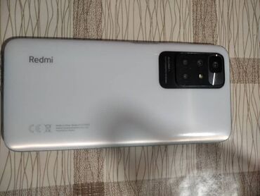 телефон redmi 11: Xiaomi, Redmi 10, Б/у, 64 ГБ, цвет - Белый, 2 SIM