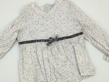 kombinezon granatowy w kwiaty: Blouse, 1.5-2 years, 86-92 cm, condition - Very good