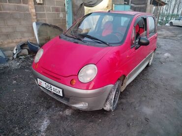 красные машины: Daewoo Matiz: 2005 г., 0.8 л, Автомат, Бензин, Хэтчбэк