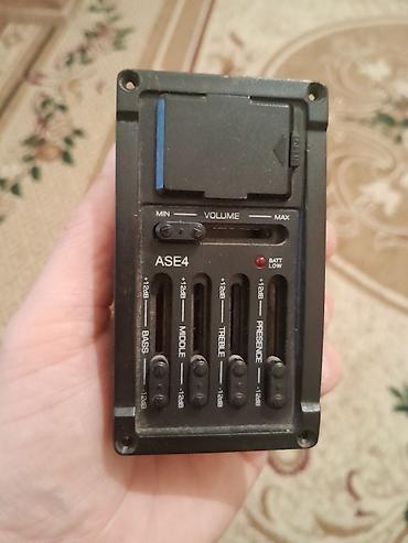 gitara temiri: ASE4 akustik/elektro gitara preamp və ekvalayzer modulu - 4 zolaqlı — 2