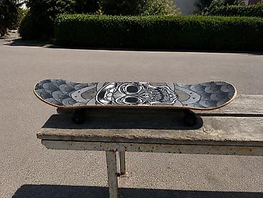 Skeytbordlar: Skateboard – tam komplekt - Taxta: klassik şaquli konkav profilli 7 — 2