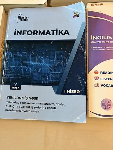 dərs kitabları: Məntiq, informatika və ingilis dili üzrə hazırlıq kitabları dəsti Hər — 4