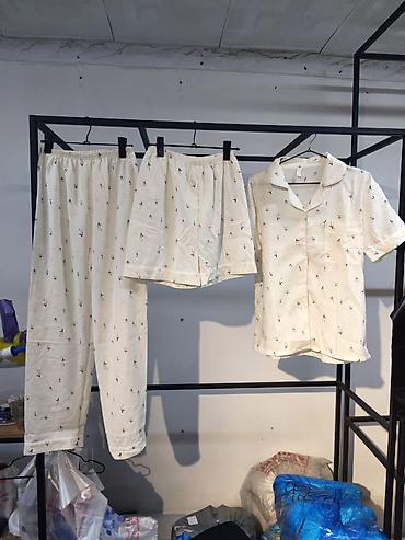 Пижамы: Теплая женская пижама в клетку (комплект из 2 предметов) - Верх — 6