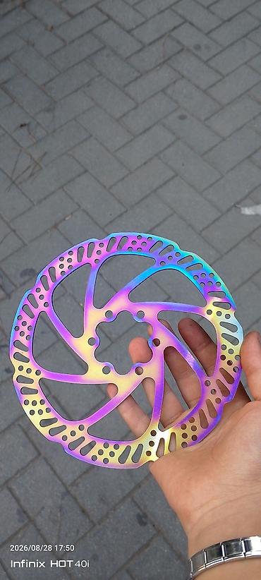 dirsək altı: Velosiped üçün disk əyləc rotoru - Tip: 6 deşikli montajlı disk rotor — 1