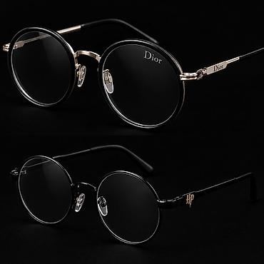 oriflame eynekleri: Dairəvi çərçivəli optik eynək - Klassik yuvarlaq forma – nazik metal — 1