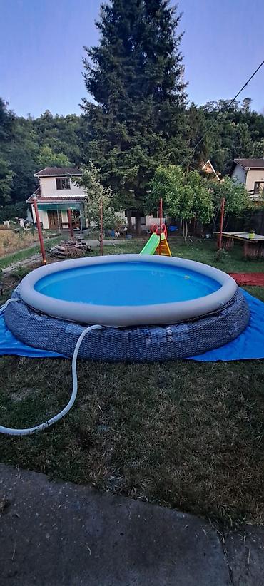 za kucu: Prodajemo porodicni Avenil bazen dimenzija 4.20 x84 koriscen 2 sezone — 4