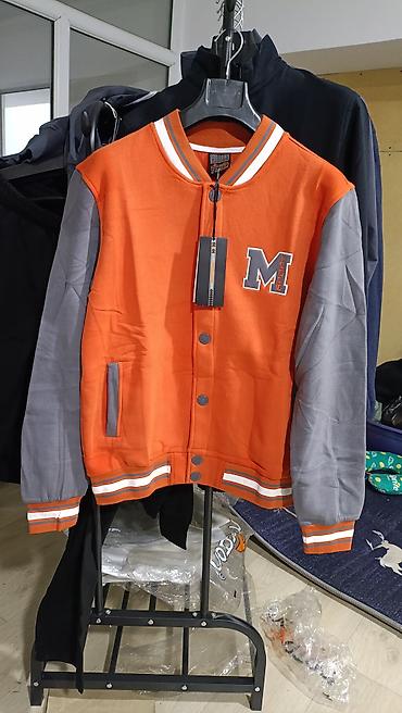Айымдардын кийими: Мужская бейсбольная кофта (varsity/колледж-бомбер) - Классический — 4