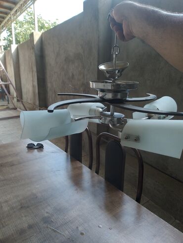 Çılçıraq, 4 lampa, Metal