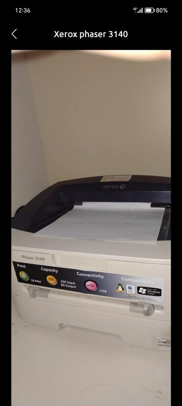 epson printer: Xerox phaser printer 3140. Whatsappa yazın razılaşaq