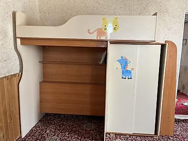 Балдар эмереги: Детский комплект «детская кровать»: кровать наверху + рабочая зона и — 1