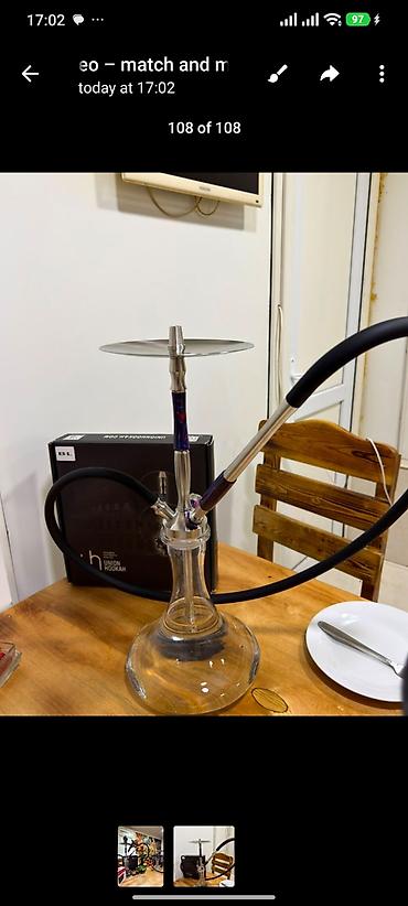 enjoy vape: Qəlyan icarəsi – tam set - Peşəkar qəlyanlar: Union Hookah (BL) model — 4