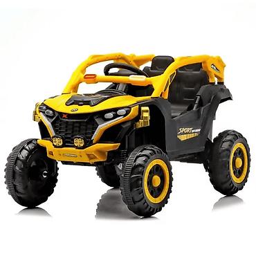kožne helanke: Dečiji kvad na akumulator Quad-718 Žuti (12V) sa daljinskim — 1