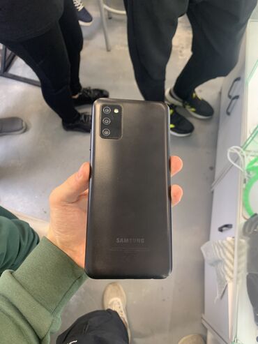 Samsung Galaxy A03s, Б/у, 64 ГБ, цвет - Черный, 2 SIM