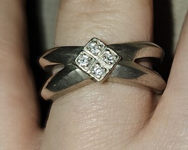 обручальное кольцо серебро: Кольцо (17), серьги и комплект кольцо(17) и серьги серебро б/у по 1000