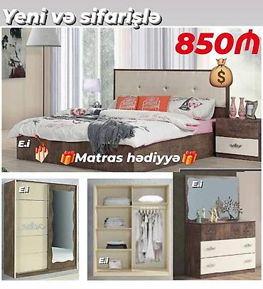 Yataq otağı dəsti rəng seçimi var