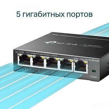 notebook satış: Kommutator "TP-Link TL-SG105E"TP-Link TL-SG105E kommutatoru ev və — 1