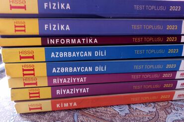 Digər məktəb dərslikləri: DIM 2023 test topluları HƏR BİRİ 3 manat,vəsaitin içi təmiz