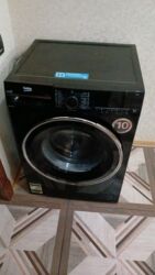 qab yuyanlarin qiymeti: Beko önyükləməli paltaryuyan maşın - Rəng: qara, iri dairəvi şüşə