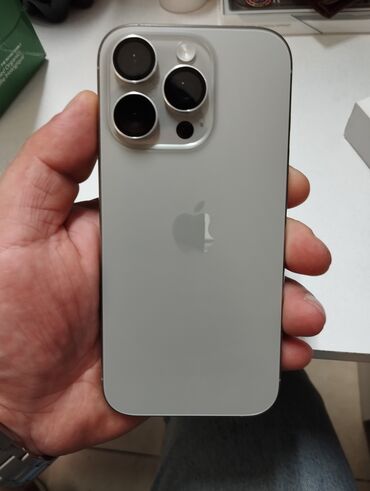 nomre alisi: IPhone 16 Pro, 128 GB, Natural Titanium, Face ID
