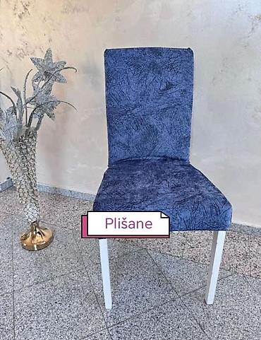 maxi staklene case: Presvlake za stolice od pliša, namenjene da osveže izgled — 1