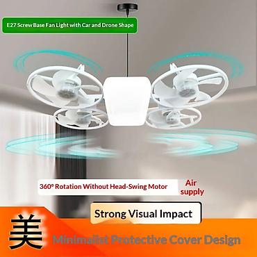 yx116 drone: Ventilyator sərinkeş + işıqlı model Dron görünüşlü 4 dron ( hər dron — 2